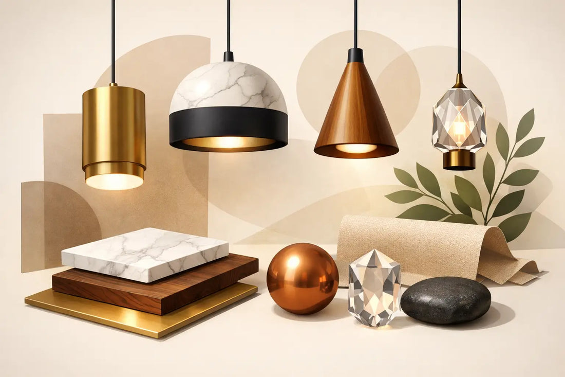Matières nobles pour luminaire : bien choisir