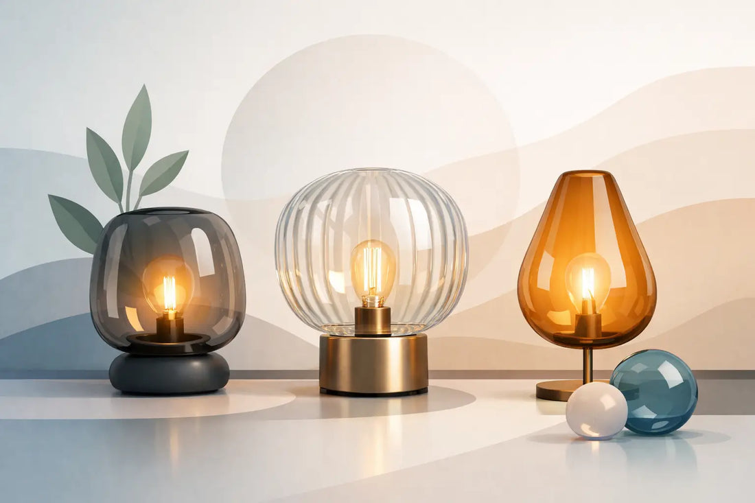 Choisir une lampe à poser verre soufflé