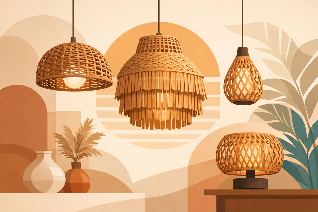 Luminaire bohème rotin, l’art du bon choix