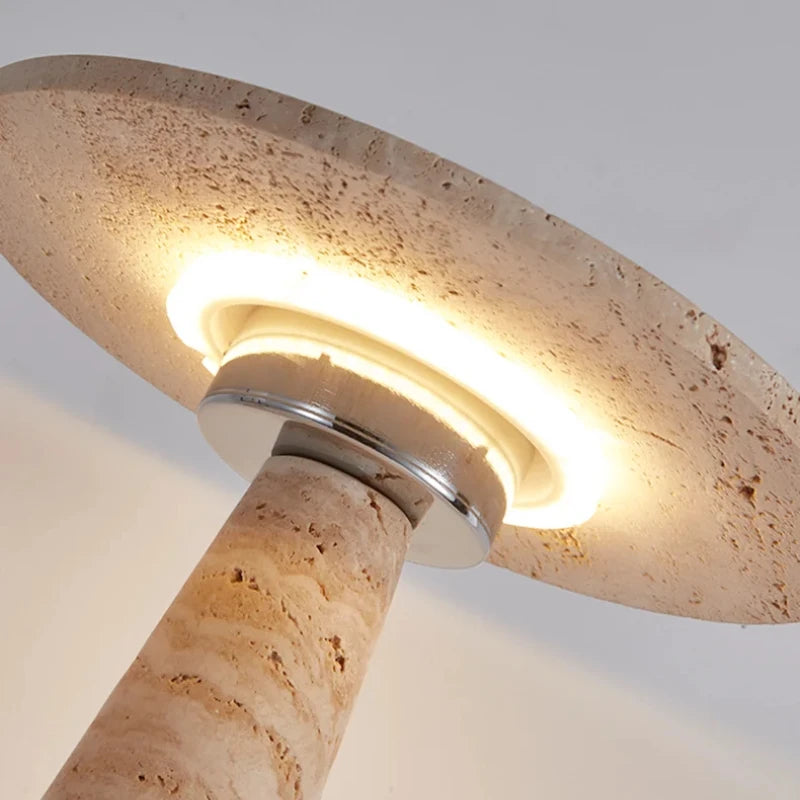 Arche Travertin — Lampe à poser Maison Lumen (5)