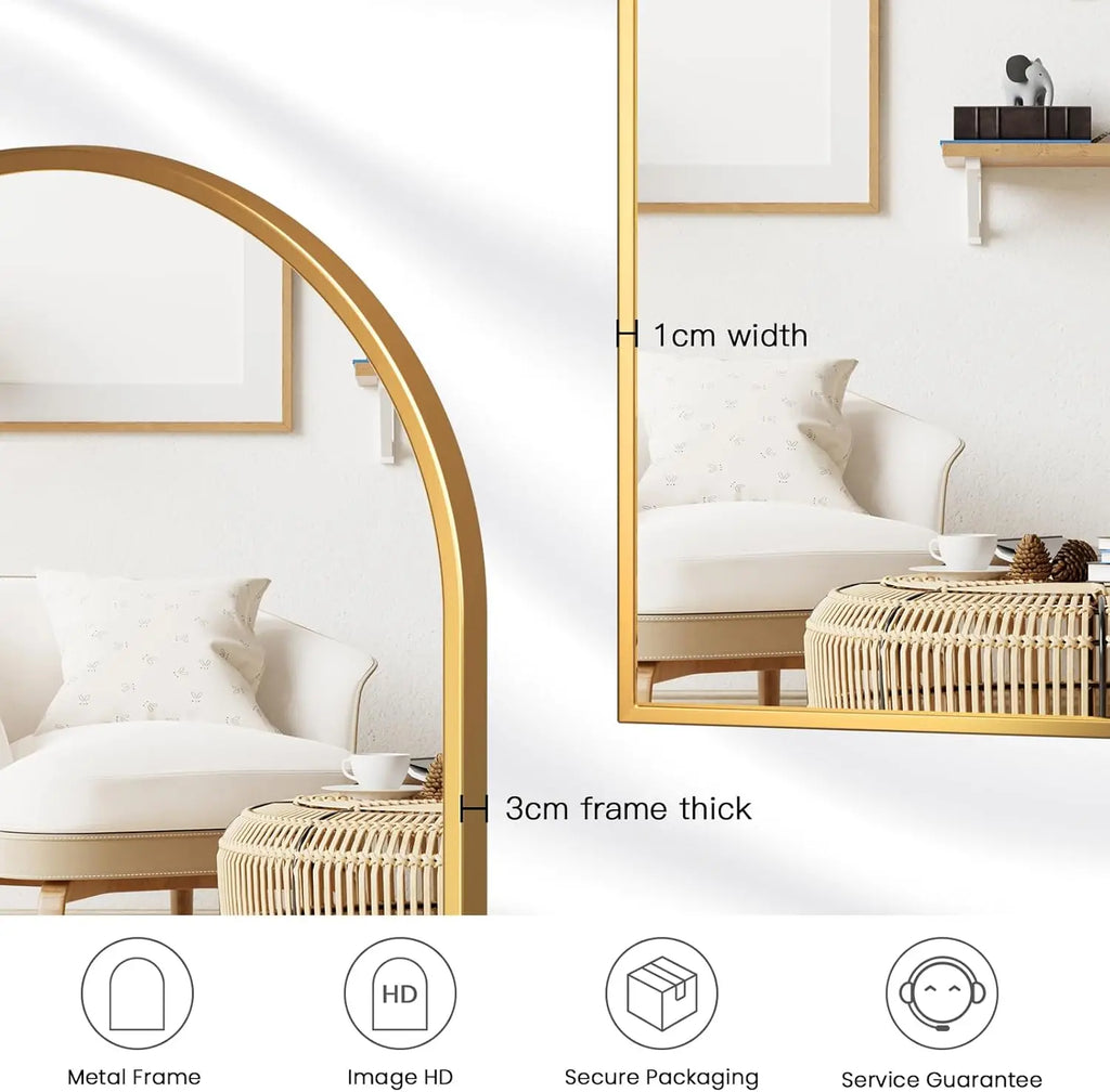 Reflet Aurore — Miroir lumineux Maison Lumen (3)