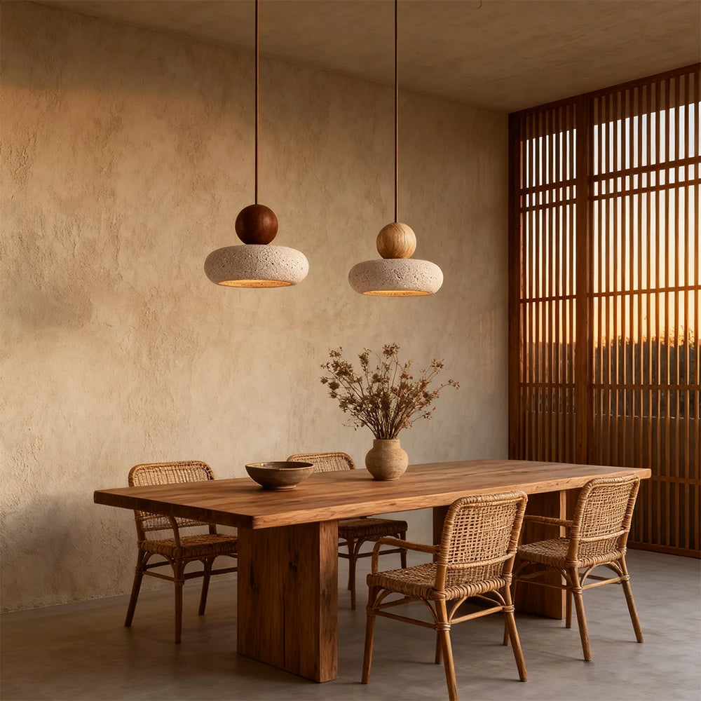 Halo Ocre — Suspension Maison Lumen (2)
