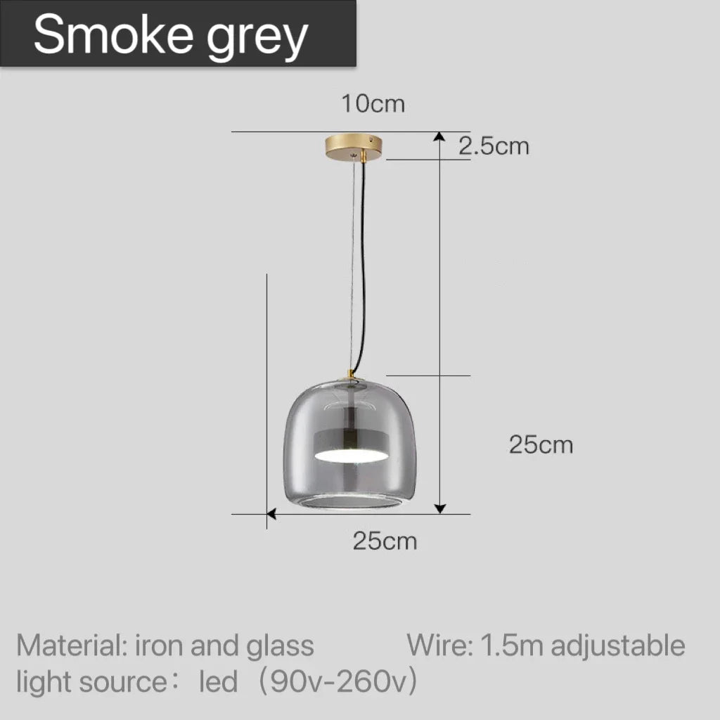 Sfera Fumée — Suspension Maison Lumen (5)