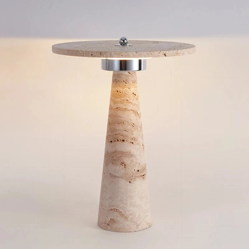 Arche Travertin — Lampe à poser Maison Lumen