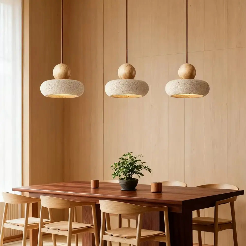 Halo Ocre — Suspension Maison Lumen