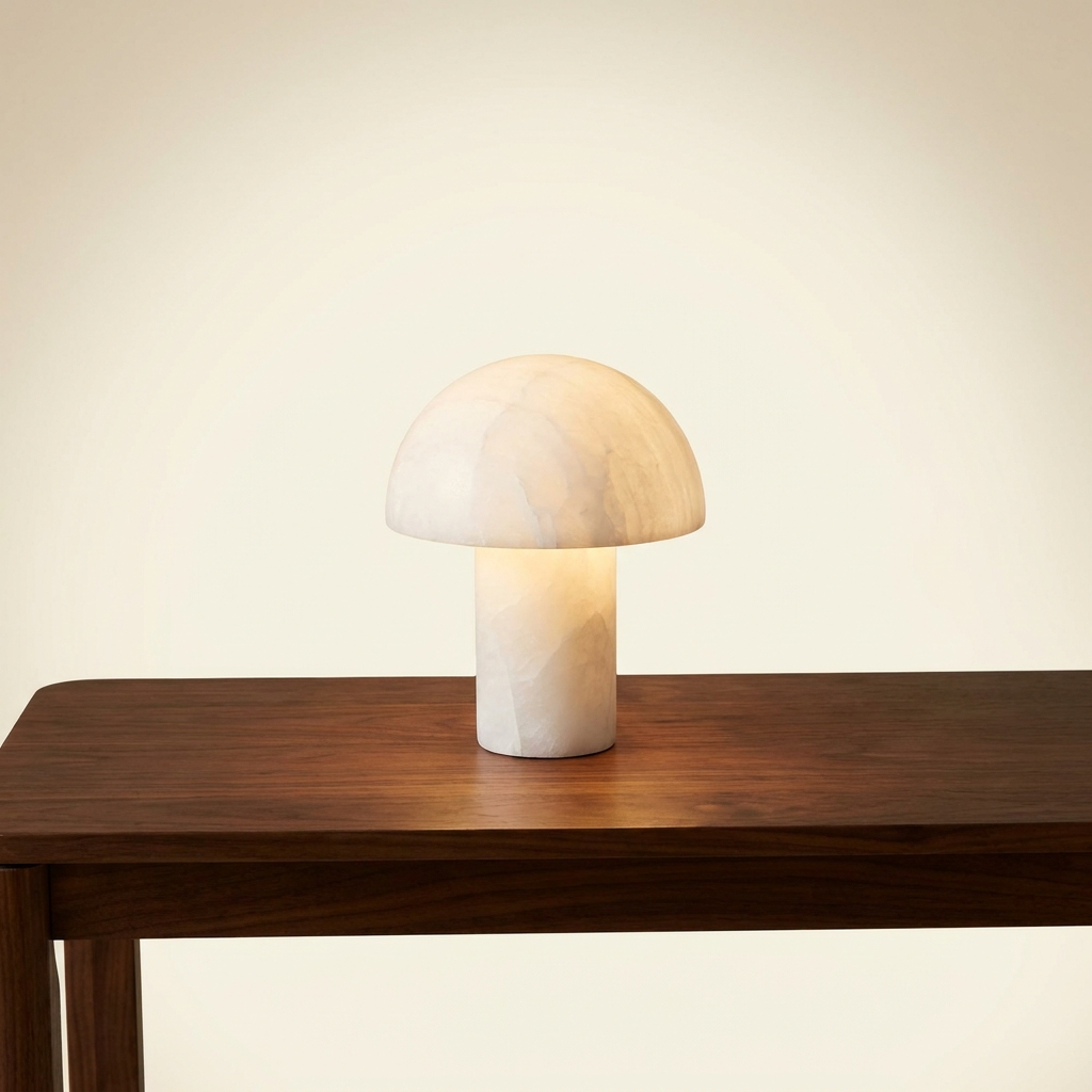 Lampe Champignon Albâtre Joséphine