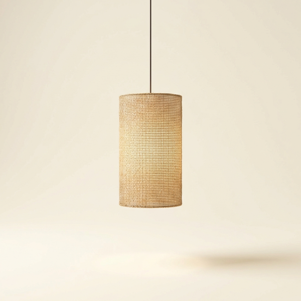 Sahel — Suspension goutte en jute et papier de riz