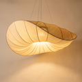 Voile — Lustre vague en tissu plissé drapé